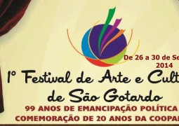 Nos 99 anos de São Gotardo, Prefeitura realiza 1° Festival de Arte e Cultura