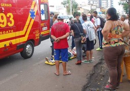 Motociclista atropela estudante e foge em Patos de Minas