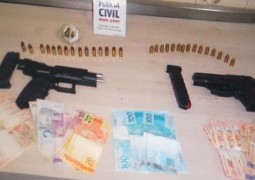 Garageiro de Patos de Minas é preso com pistolas escondidas em Pick Up