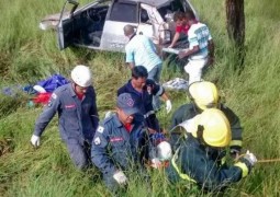 Motorista fica ferido em grave acidente na BR-354