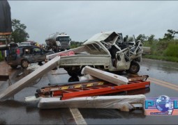 Grave acidente envolvendo 5 veículos, faz uma vítima fatal e deixa vários feridos na BR-365