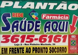 Farmácias de plantão em São Gotardo