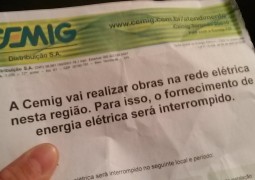 Rua Coronel Fonte Boa, a rua das clínicas e hospitais de São Gotardo, ficará sem energia nesta sexta-feira (10)