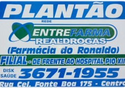 Farmácias de plantão em São Gotardo