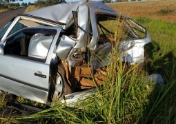 Grave acidente acontece próximo a Tiros na madrugada de sábado para domingo