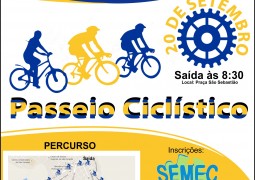 Nas comemorações do centenário de São Gotardo Passeio Ciclístico acontece no dia 20 de Setembro