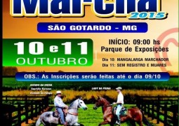 4ª Copa de Marcha acontece em São Gotardo nos dias 10 e 11 de Outubro