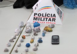 Polícia Militar realiza nova apreensão de drogas em São Gotardo e um homem é preso por tráfico