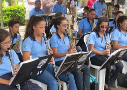 Orquestra de Fanfarra de Campos Altos se apresenta em São Gotardo e emociona platéia presente