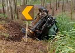 Três veículos se envolvem em acidente na rodovia de acesso à BR 354