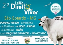 Vem aí o 2º Leilão Direito de Viver em São Gotardo