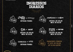 Venda de ingressos avulsos para a FENACEN 2016 começa na próxima segunda-feira