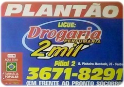 Farmácias de plantão em São Gotardo
