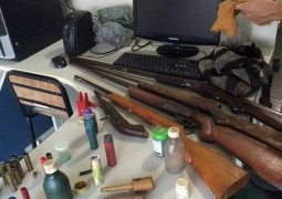 Polícia Militar antecipa crime e apreende cinco armas em São Gotardo