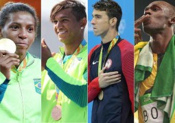 Recordes, situações de dor e de superação e despedida de gigantes marcaram os Jogos no Rio