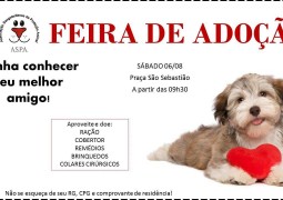 ASPA (Associação Sangotardense de Proteção Animal) realiza Feira de Adoção em São Gotardo