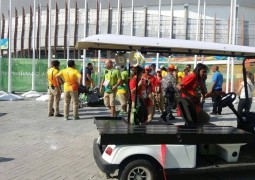 Câmera cai no Parque Olímpico e fere duas pessoas