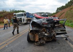 Investigador da Polícia Civil de Rio Paranaíba fica gravemente ferido em acidente na BR-354