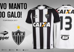 Atlético divulga fotos do uniforme provisório da Topper para a temporada 2017