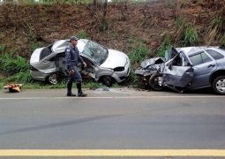 Grave acidente na BR-452 faz vítima fatal de São Gotardo