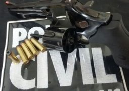 Em novo flagrante, Polícia Civil de São Gotardo prende homens com arma na BR-354