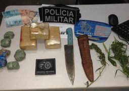 Polícia Militar de Goiás intercepta ônibus de turismo que vinha de São Gotardo e um homem é preso com drogas