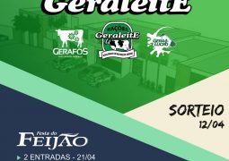 Geraleite lança promoção que contemplará uma pessoa e seu/sua acompanhante para curtirem a Festa do Feijão em Lagoa Formosa