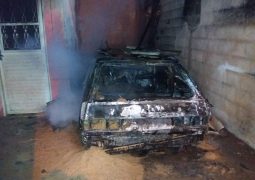 Após discussão, automóvel é incendiado em Guarda dos Ferreiros