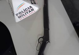 Durante ocorrência de “violência doméstica”, arma de fogo de calibre restrito é apreendida em São Gotardo