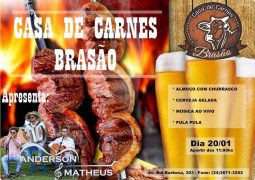 Casa de Carnes Brasão volta a servir almoço com churrasco e prepara várias programações especiais para este Domingo em São Gotardo