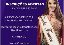 Inscrições para seletiva de escolha das candidatas a Rainha da Fenacen 2019 iniciam em São Gotardo