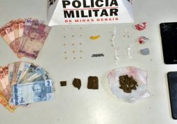 Jovens são presos em São Gotardo com drogas, dinheiro e celulares sem prova de origem