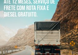 Oportunidade de Emprego: Empresa contrata, por até 12 meses, serviço de frete com rota fixa e diesel gratuito