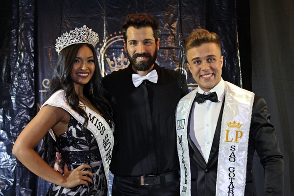 Lauro Prados e novos Miss e Mister São Gotardo (Foto: SG AGORA)