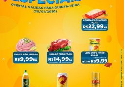 Quinta-feira também é dia! Supermercado São Vicente lança promoções imperdíveis somente hoje em São Gotardo