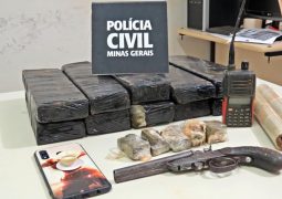 Polícia Civil apreende 08 Kg de maconha em Guarda dos Ferreiros