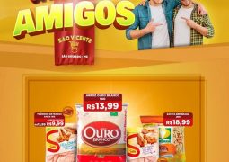 Em comemoração ao Dia do Amigo, Supermercado São Vicente lança novo caderno de ofertas em São Gotardo