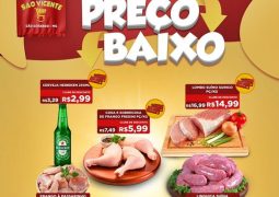 IMPERDÍVEL: Supermercado São Vicente lança promoção “VEM QUE TEM PREÇO BAIXO” em São Gotardo