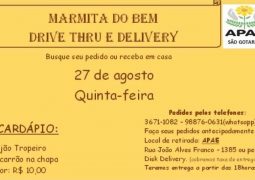 Apae promove “Marmita do Bem” nesta quinta-feira em São Gotardo