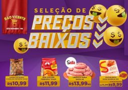 Voltou! Supermercado São Vicente lança mais uma edição do Caderno de Ofertas Seleção de Preços Baixos em São Gotardo