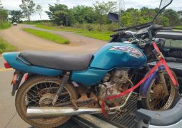 Homem é preso após ser flagrado em motocicleta com documentação adulterada na MG-235 em São Gotardo