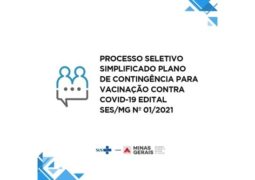 Governo de Minas Gerais abre vagas de atuação no plano de vacinação contra o Covid-19