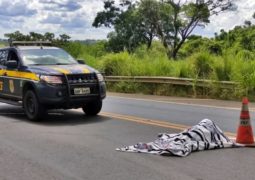 Motorista tenta desviar, mas pedestre é atingido por carreta na BR-365 e morre em Patos de Minas