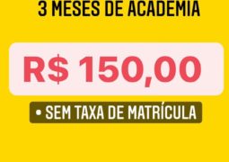 Sem desculpas para entrar na Academia! Performance lança promoção de planos trimestrais a partir de 150 reais em São Gotardo