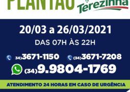 Farmácias de plantão em São Gotardo. Drogaria Santa Terezinha é uma delas!