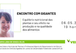 ENCONTRO COM GIGANTES: Saiba como produzir mais e com mais qualidade através do equilíbrio nutricional