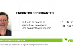 ENCONTRO COM GIGANTES: Aprenda estratégias para reduzir custos na agricultura