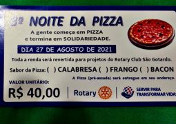 Rotary Club realiza 3ª Noite de Pizzas em São Gotardo