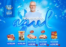 Mensagem importante e promoção: Confira o Caderno de Ofertas do Supermercado Super SSV em menção ao Novembro Azul