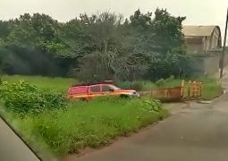 SEM ALARDE: Corpo de Bombeiros realiza vistoria em barragem do Balneário  de São Gotardo e nenhuma irregularidade é encontrada